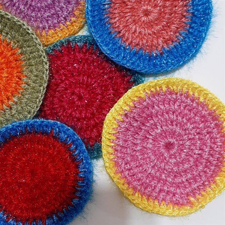 اسکاج یک لایه مناسب شستشوی انواع ظروفجنس کاموا یوموش و سوزنی